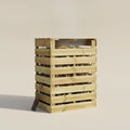 Composteur en bois de pin imprégné 80 × 50 × 100 cm