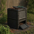 Composteur de jardin 300 L sans BPA avec trappe de récolte, photo 3 sur 4